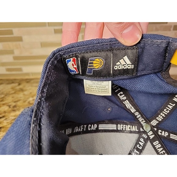 Indiana Pacers Hat Adidas adjustable Cap Basketball one size fits all Navy Blue - Picture 6 of 12